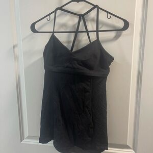 Lululemon Black Strappy Tankini Top